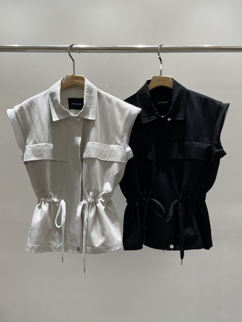 STAGE韓國直郵㊣東大門實拍女裝新品推薦熱賣人氣25春夏馬甲STAGE馬甲