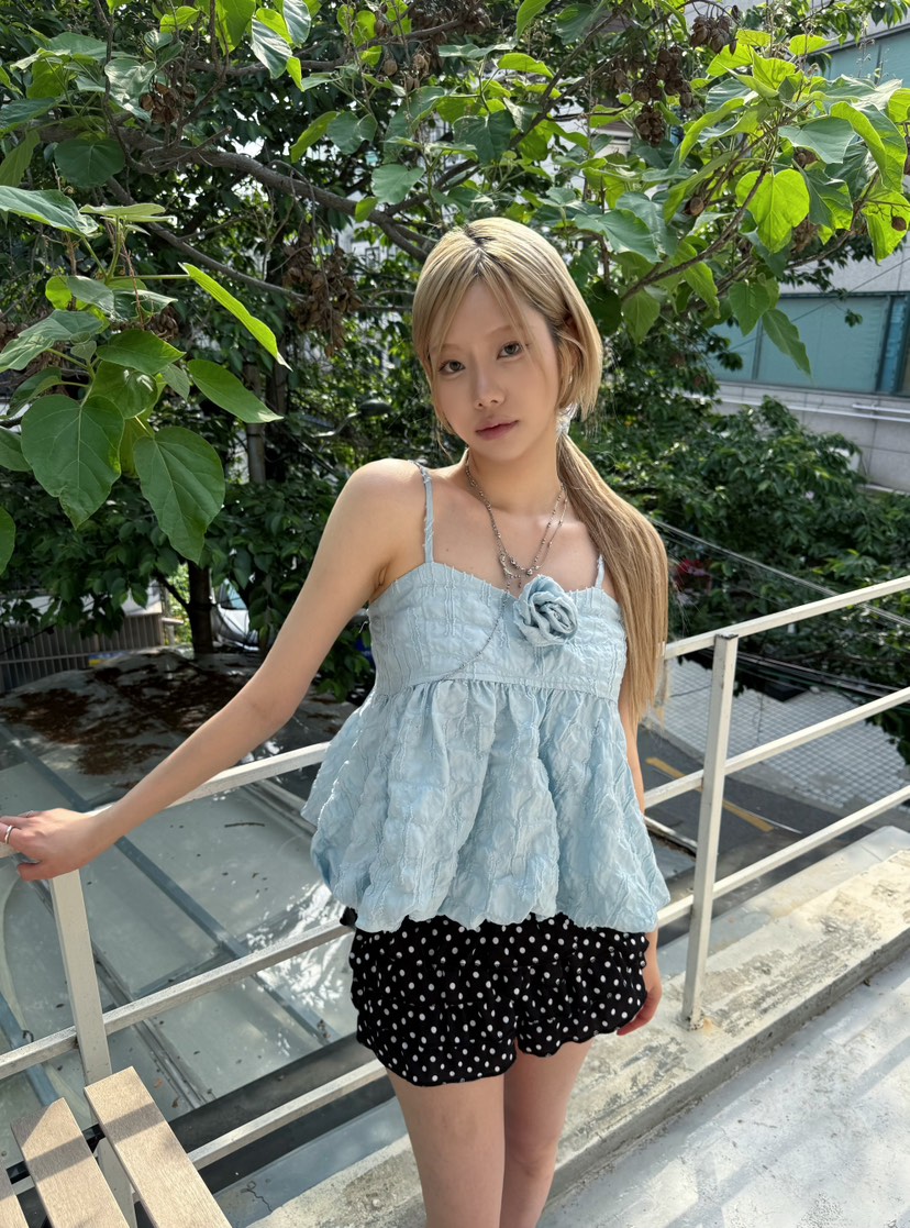 KIKI韓國直郵㊣東大門實拍女裝新品時尚推薦人氣熱賣吊帶背心KIKI吊帶/背心