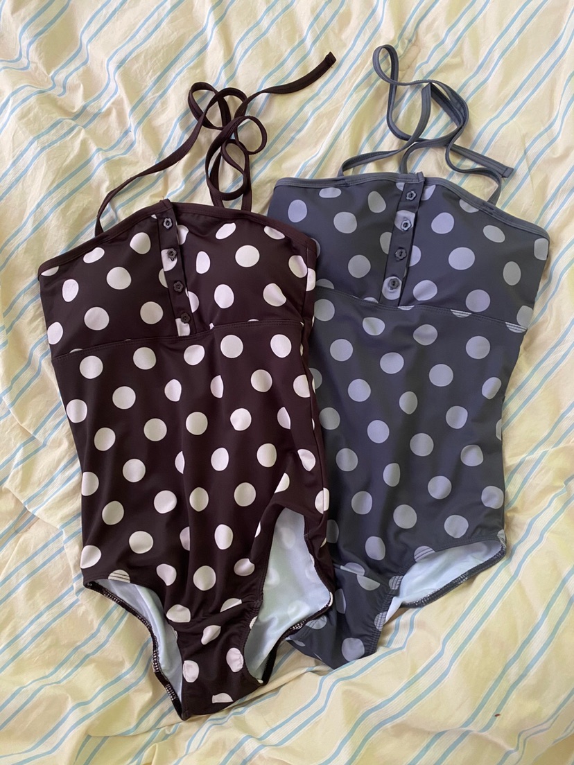 FLASH韓國直郵㊣東大門實拍女裝新品熱賣休閑推薦25春夏泳裝I LOVE ME泳裝