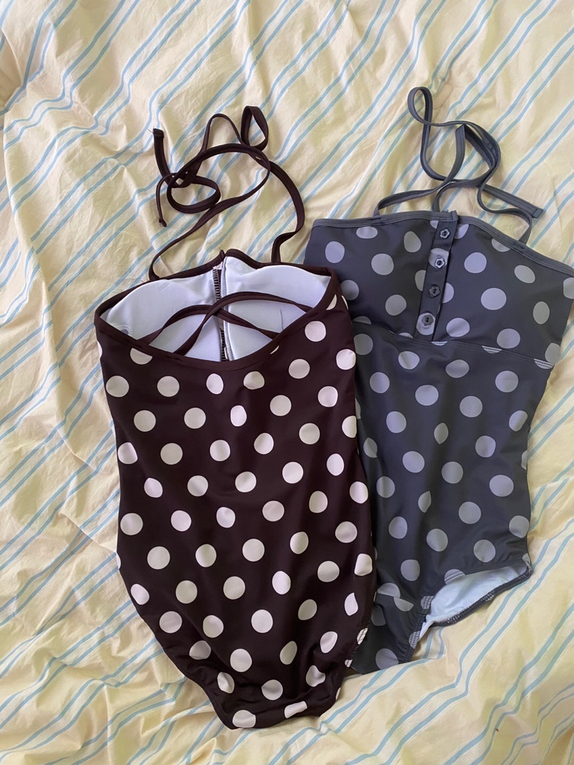 FLASH韓國直郵㊣東大門實拍女裝新品熱賣休閑推薦25春夏泳裝I LOVE ME泳裝