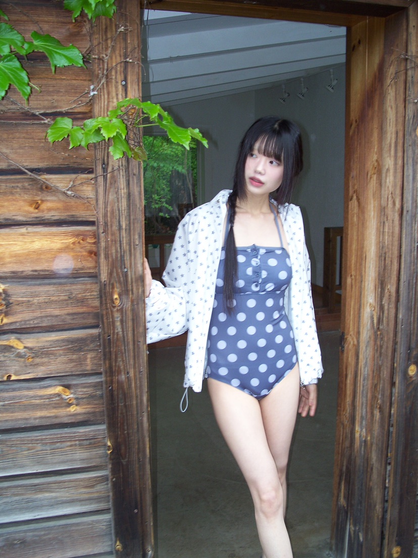 FLASH韓國直郵㊣東大門實拍女裝新品熱賣休閑推薦25春夏泳裝I LOVE ME泳裝