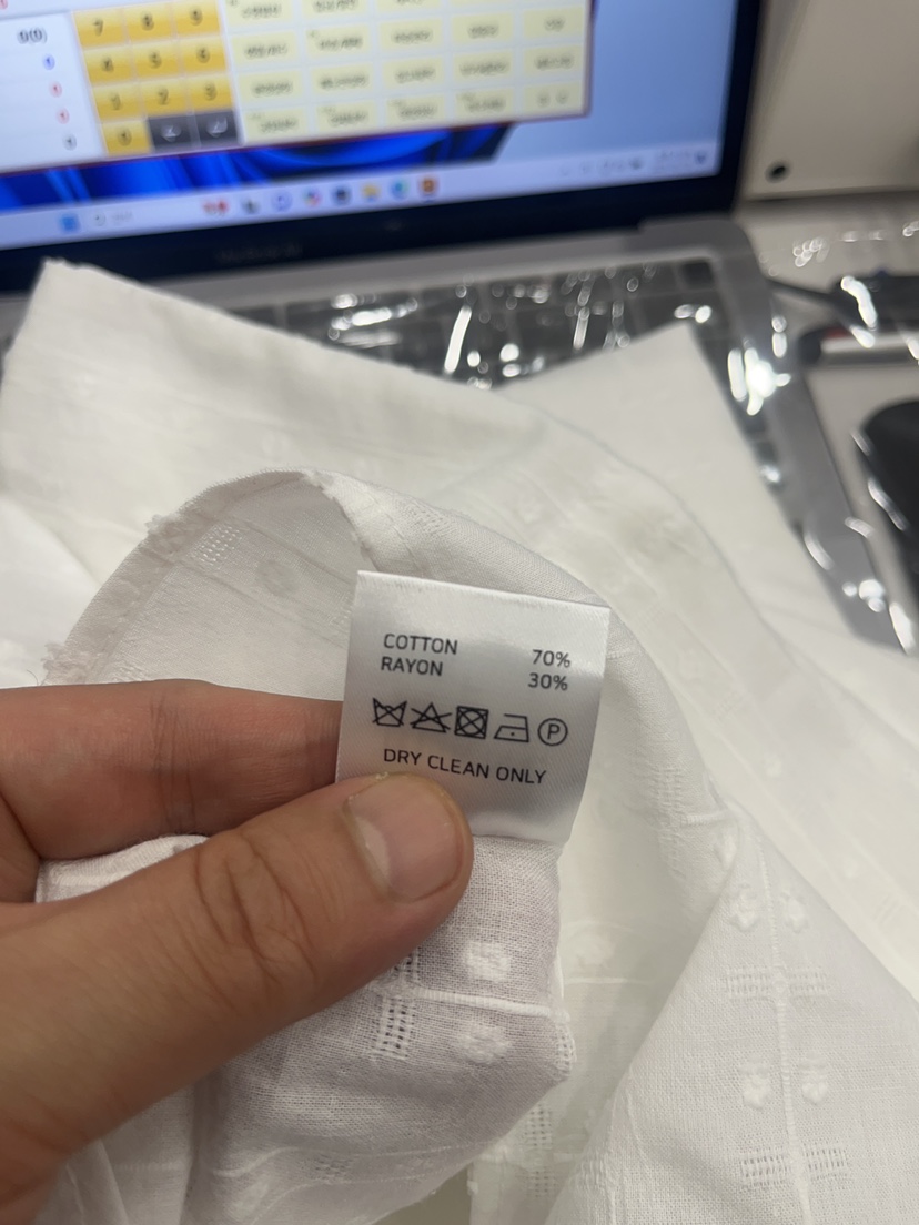 BLANC-A直郵韓國代購㊣女裝新品人氣25春夏時尚襯衫蕾絲衫BLANC-A襯衫/蕾絲衫