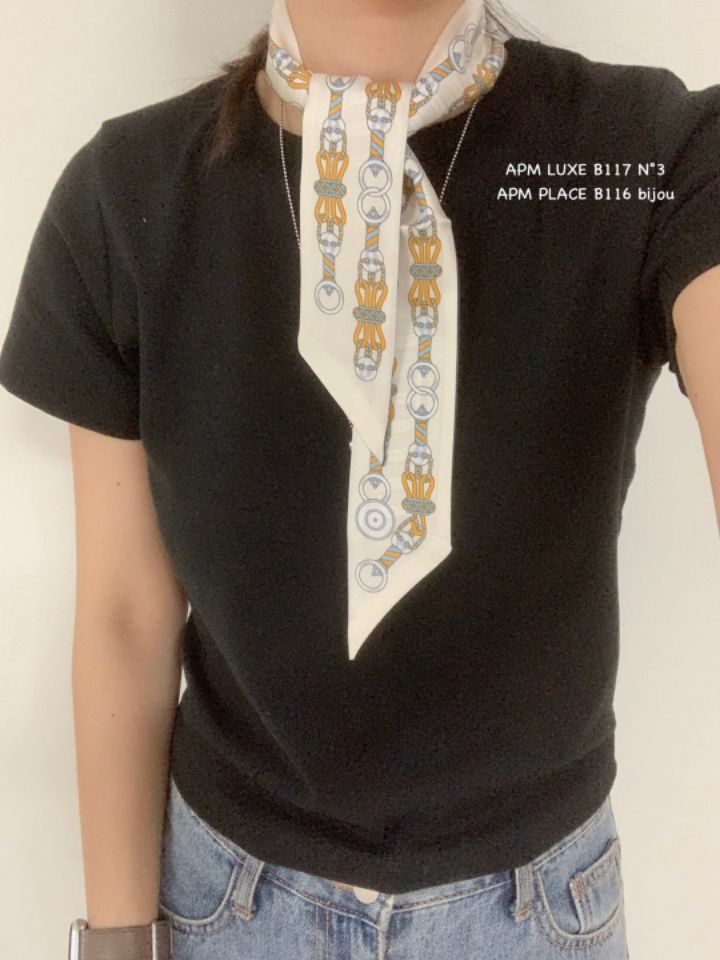 N3韓國直郵㊣女裝新款休閑25春夏熱賣推薦人氣圍巾披肩絲綢N3圍巾/披肩