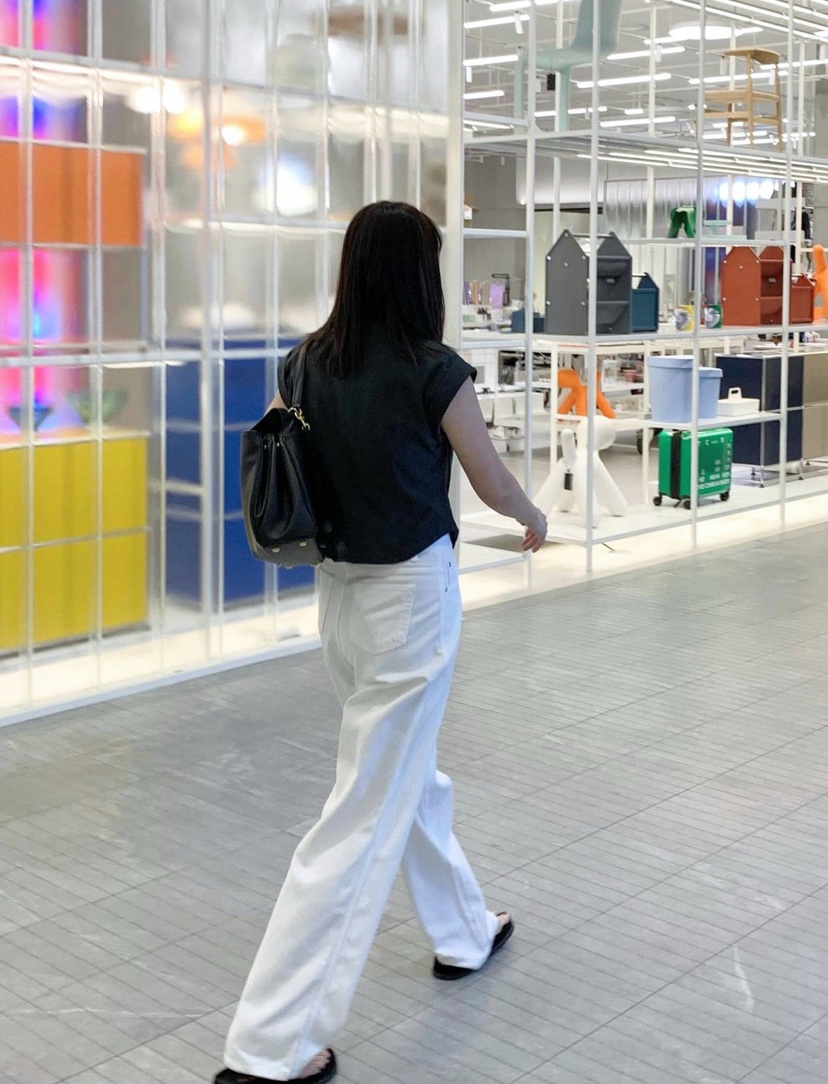 COURGETTE韓國㊣直郵東大門代購女裝新款時尚熱賣休閑牛仔褲COURGETTE牛仔褲