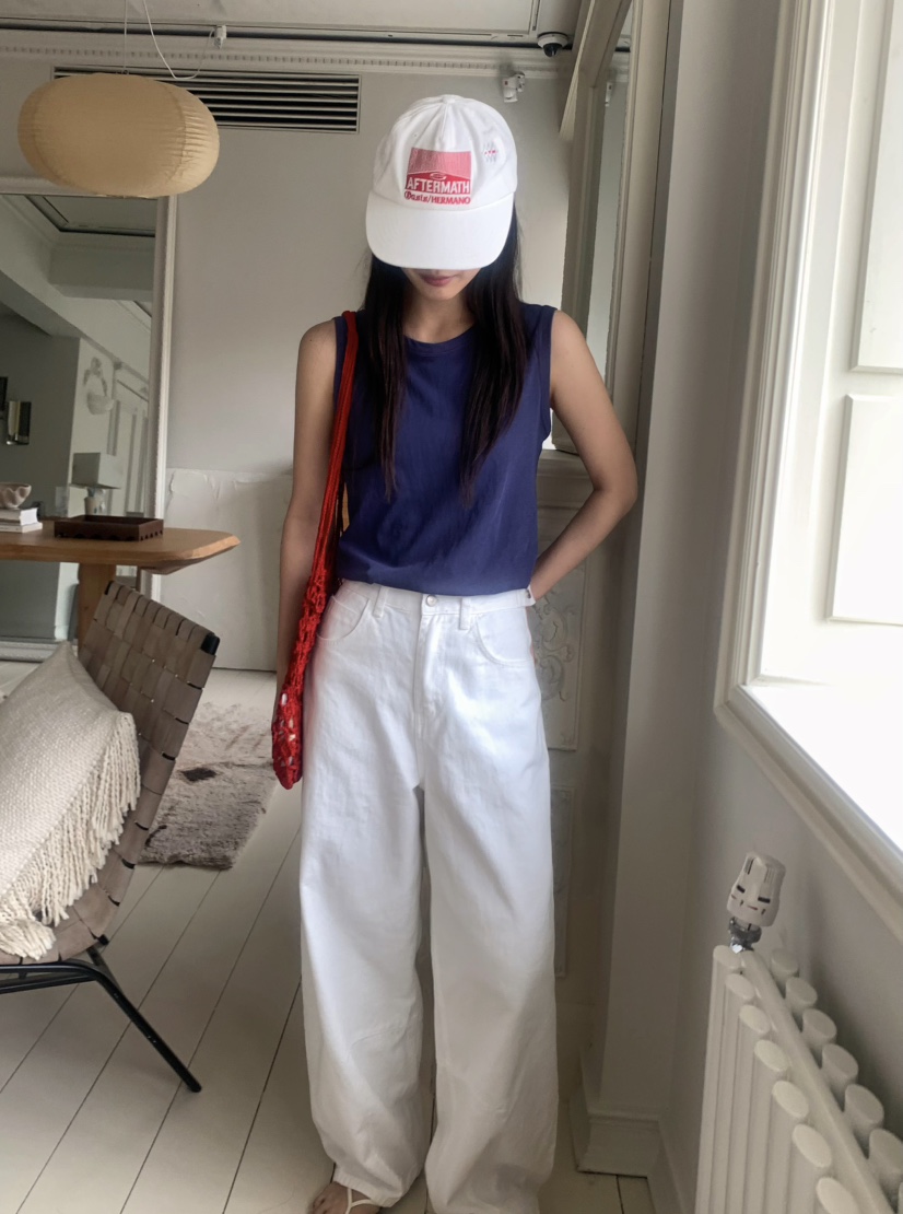 PEBBLE韓國直郵㊣女裝新品休閑熱賣人氣時尚25春夏吊帶背心PEBBLE/LAYER吊帶/背心