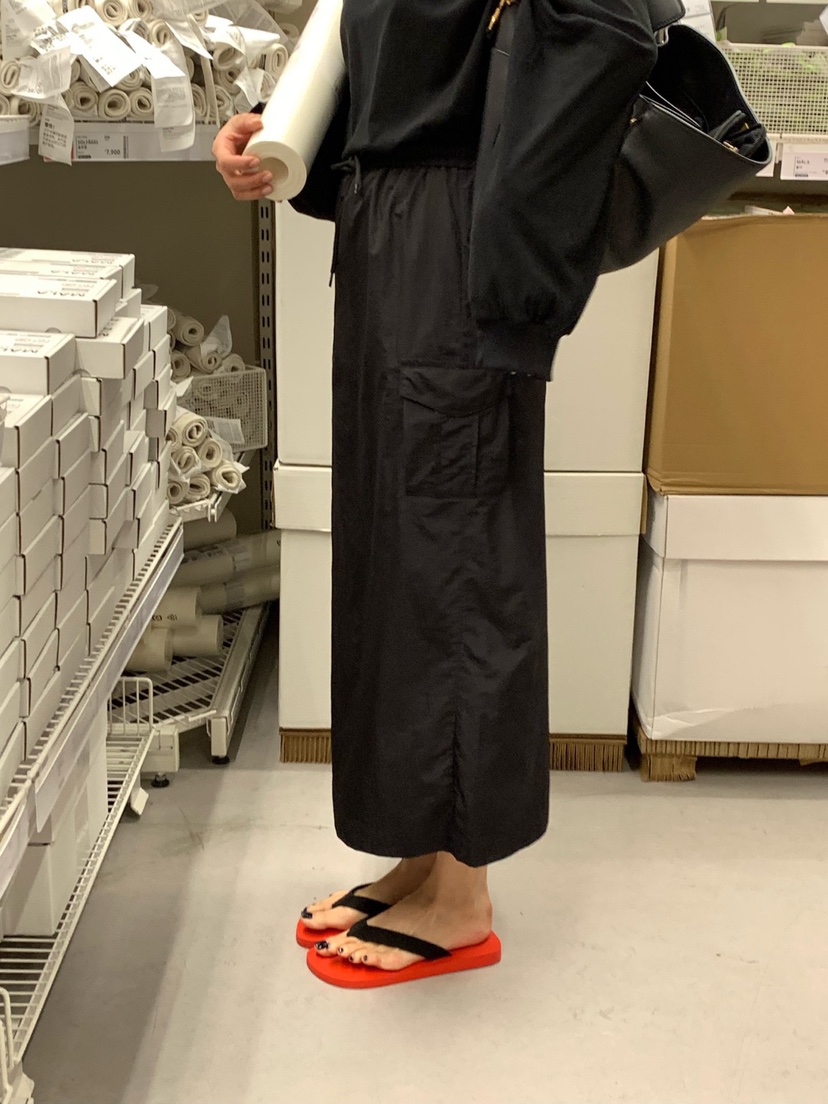 COURGETTE韓國直郵㊣女裝新款25春夏熱賣推薦人氣休閑長裙口袋COURGETTE長裙