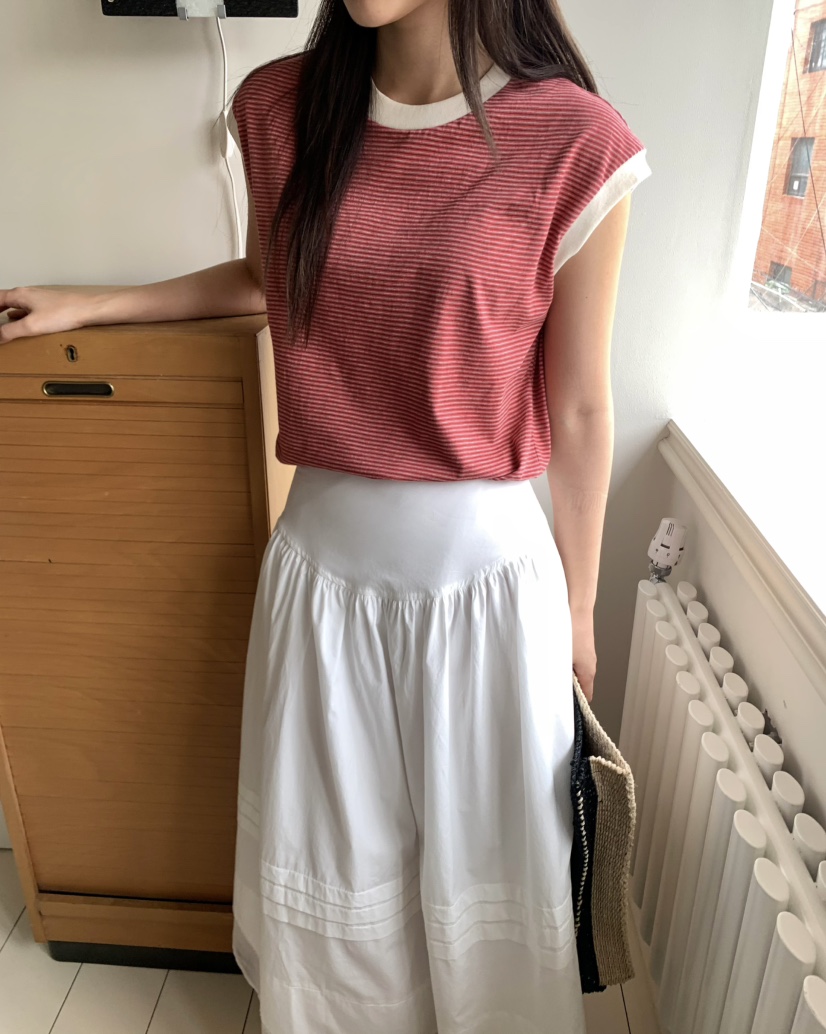 PEBBLE直郵韓國代購㊣女裝新款推薦人氣時尚熱賣25春夏休閑T恤PEBBLE/LAYERT恤