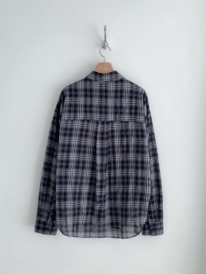 COURGETTE韓國㊣直郵東大門代購女裝新品25春夏襯衫蕾絲衫格子COURGETTE襯衫/蕾絲衫