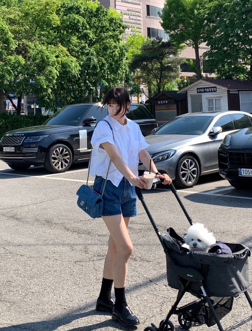 COURGETTE直郵韓國代購㊣女裝新品人氣推薦時尚休閑襯衫蕾絲衫COURGETTE襯衫/蕾絲衫