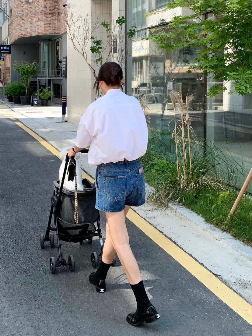 COURGETTE直郵韓國代購㊣女裝新品人氣推薦時尚休閑襯衫蕾絲衫COURGETTE襯衫/蕾絲衫