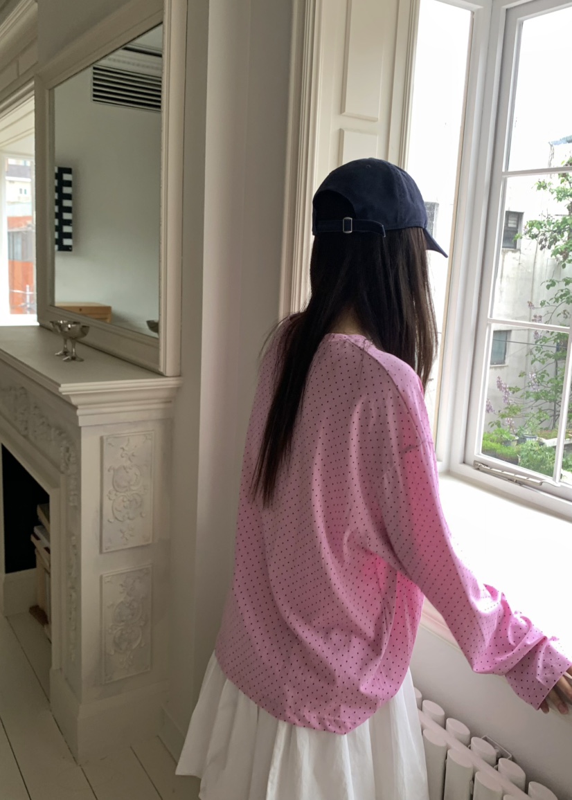 PEBBLE韓國直郵㊣東大門實拍女裝新品25春夏休閑推薦長袖T恤PEBBLE/LAYER長袖T恤
