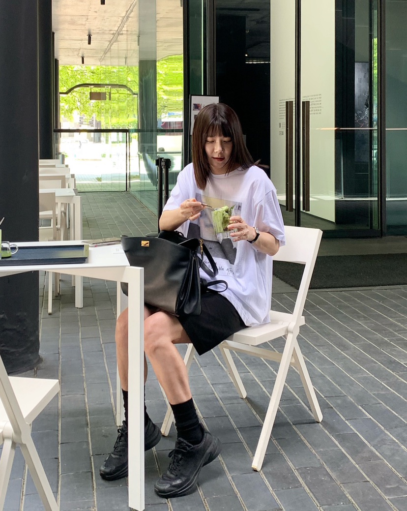 COURGETTE韓國直郵㊣東大門實拍女裝新款25春夏時尚人氣T恤COURGETTET恤