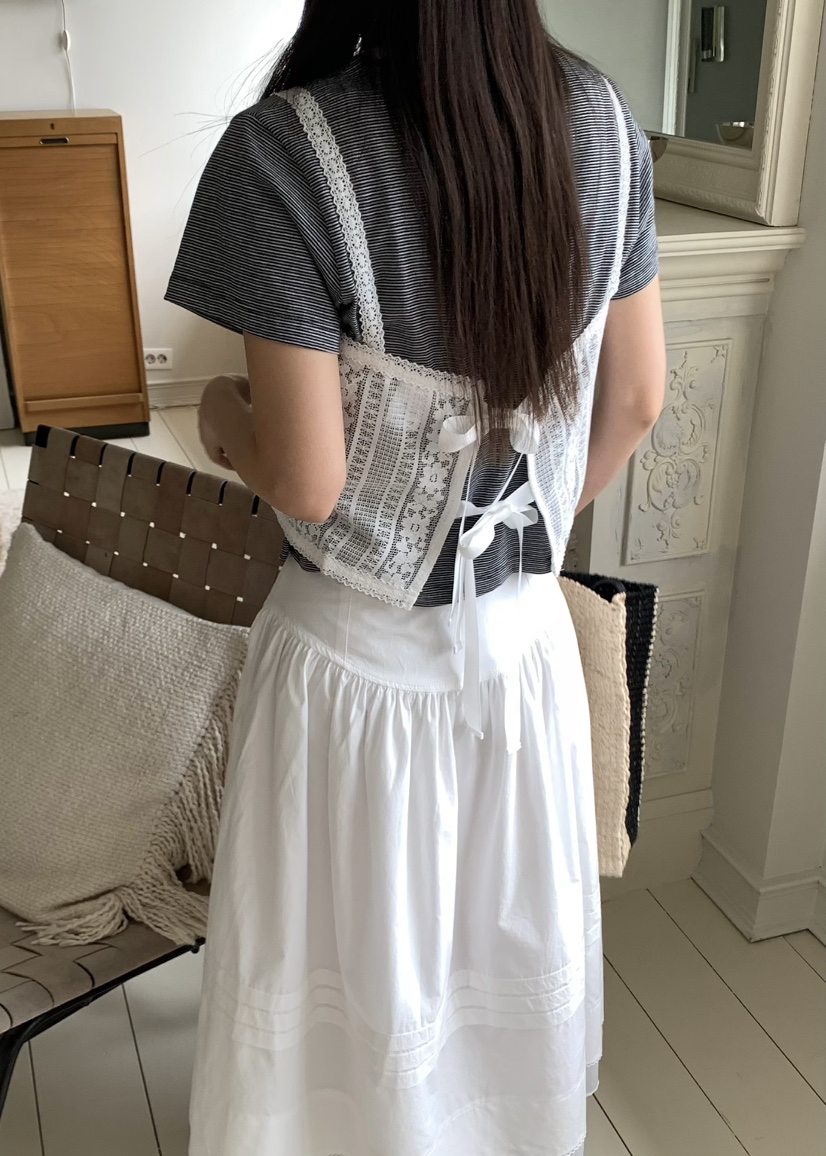 PEBBLE韓國直郵㊣東大門實拍女裝新品人氣推薦時尚25春夏T恤PEBBLE/LAYERT恤