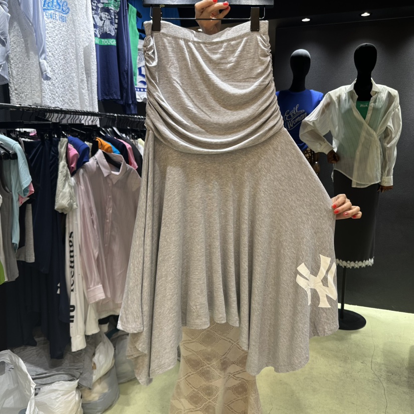 CHAVI韓國直郵㊣女裝新品人氣時尚推薦休閑25春夏熱賣長裙CHAVI長裙圖色2