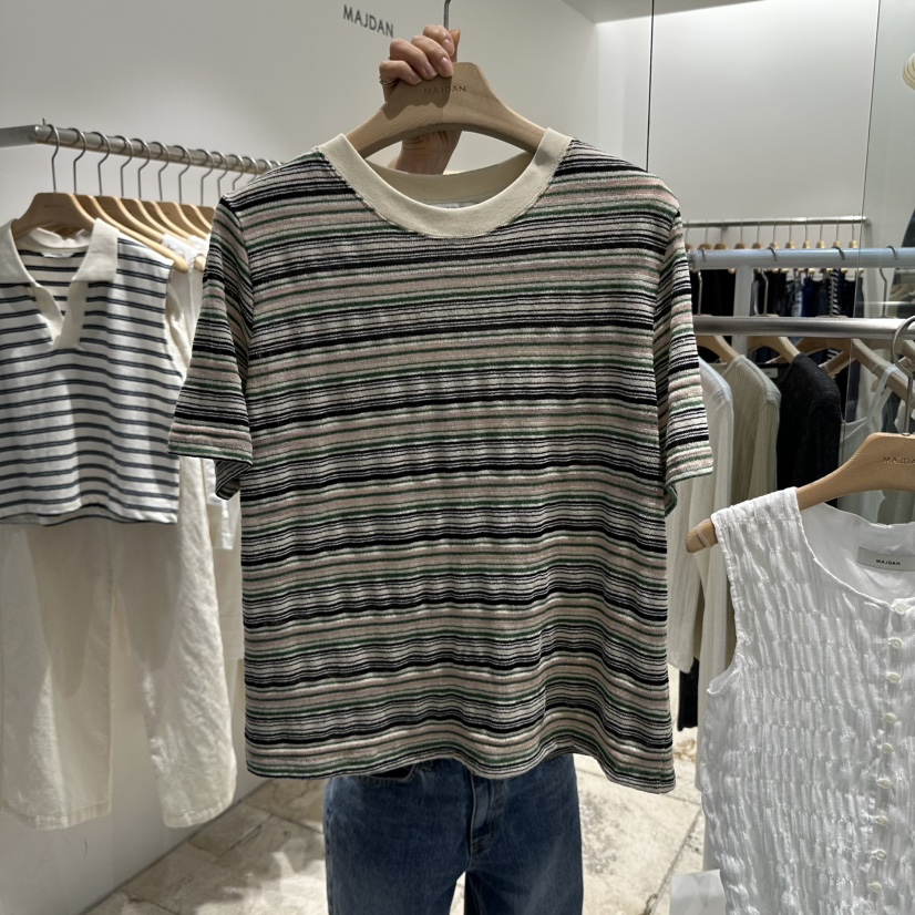 MAJDAN韓國㊣直郵東大門代購女裝新品休閑人氣熱賣時尚推薦T恤MAJDANT恤圖色2
