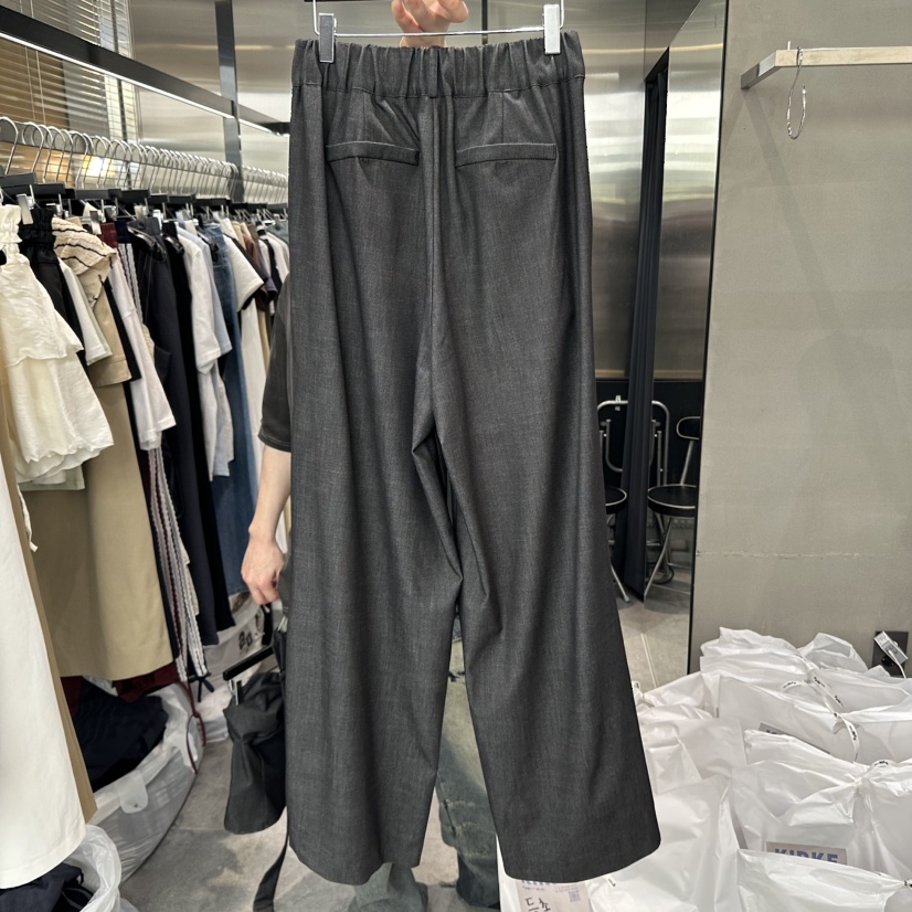 KIRKE韓國㊣直郵東大門代購女裝新品時尚熱賣人氣25春夏休閑褲KIRKE休閑褲