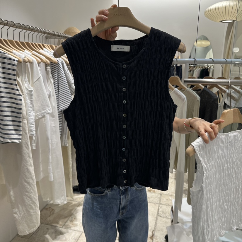 MAJDAN韓國直郵㊣東大門實拍女裝新品25春夏熱賣時尚吊帶背心MAJDAN吊帶/背心圖色2