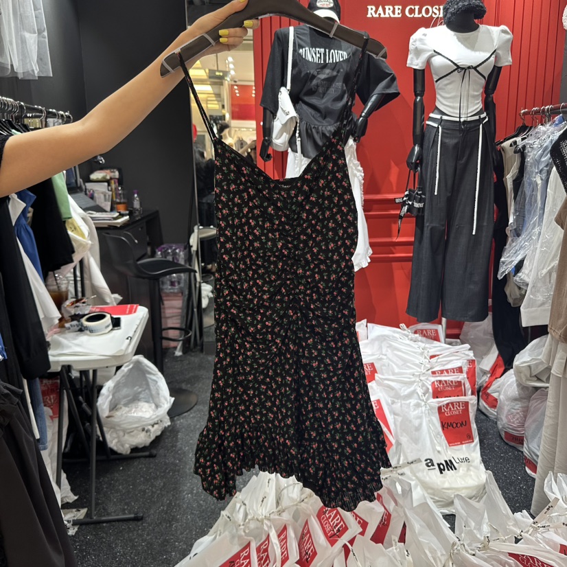 RARE CLOSET直郵韓國代購㊣女裝新款時尚25春夏人氣連衣裙RARE CLOSET連衣裙圖色3