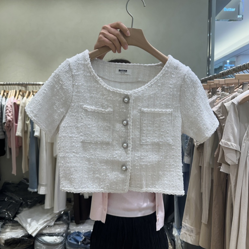 BUTTER-P韓國㊣直郵東大門代購女裝新品推薦25春夏熱賣夾克BUTTER-P夾克