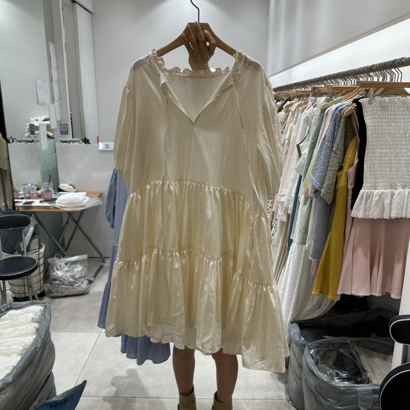 XPARTY韓國直郵㊣東大門實拍女裝新款25春夏時尚人氣連衣裙XPARTY連衣裙