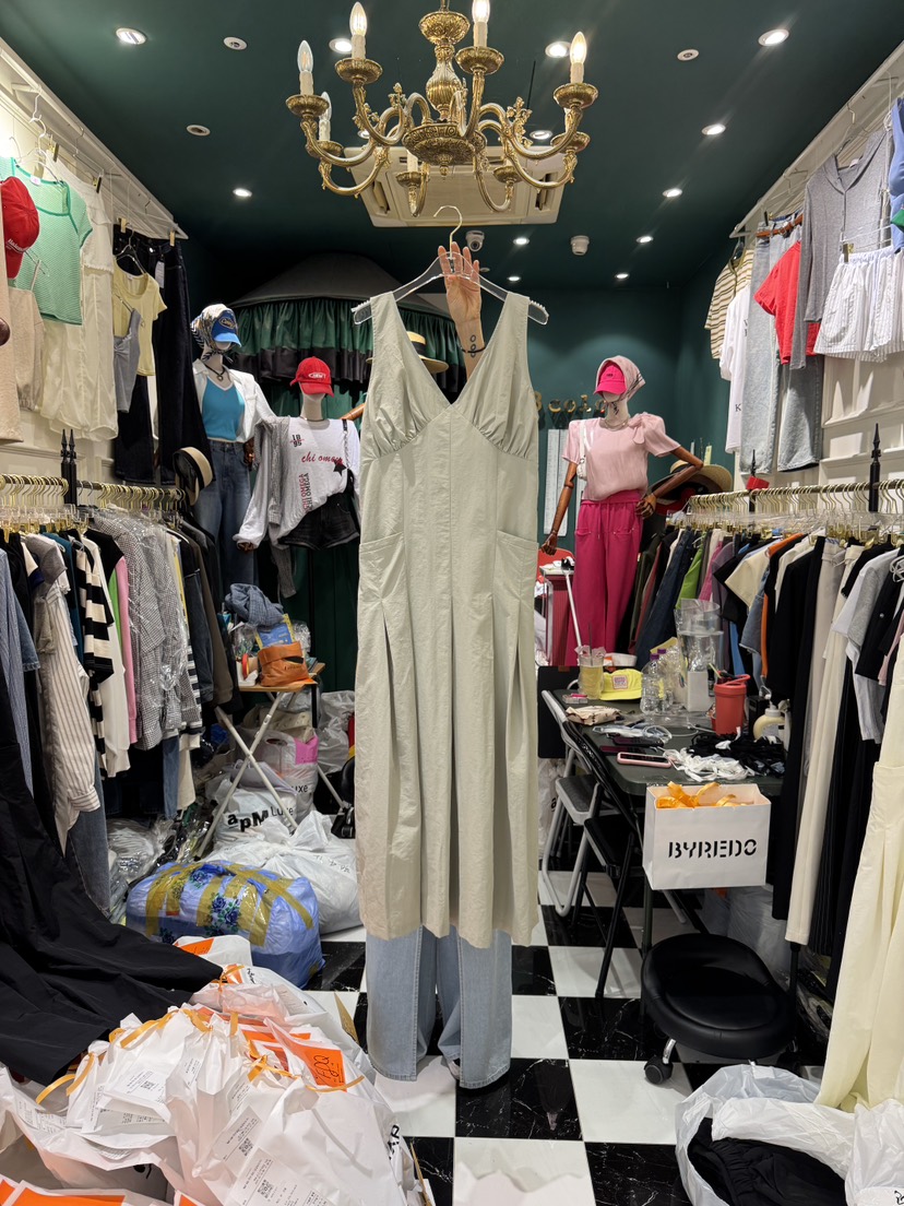 3COLOR韓國直郵㊣東大門實拍女裝新款人氣連衣裙Three color連衣裙圖色2