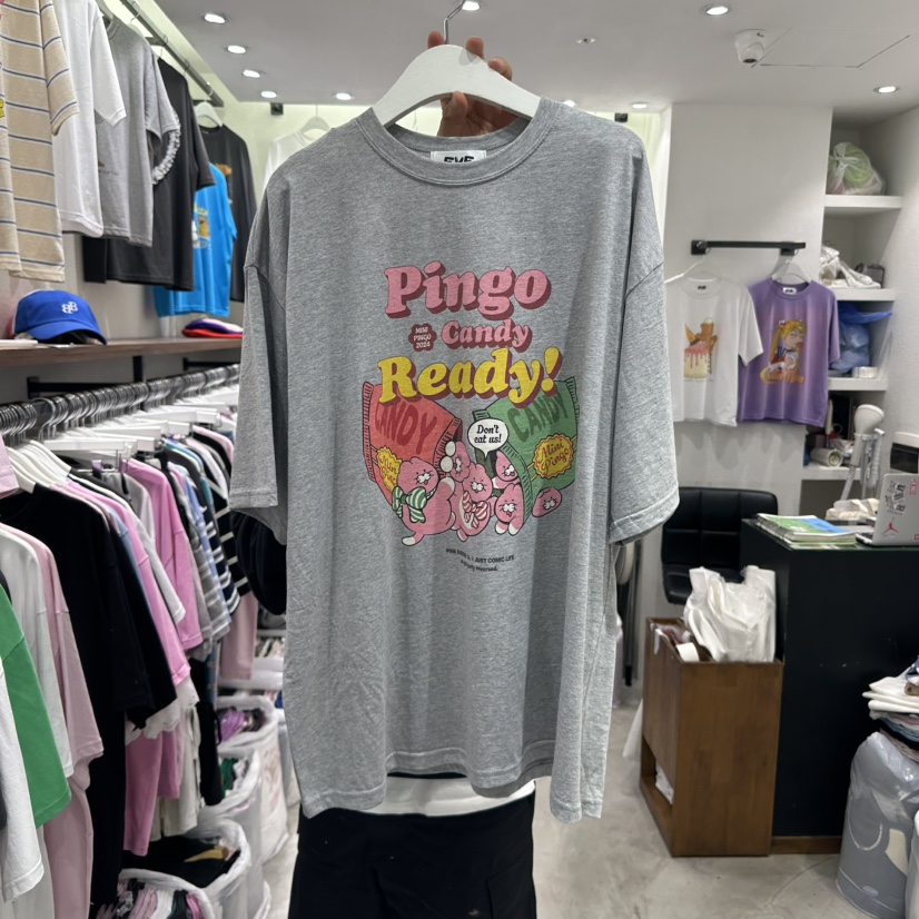 EVE韓國直郵㊣東大門實拍女裝新款推薦時尚熱賣人氣休閑T恤EVET恤圖色3