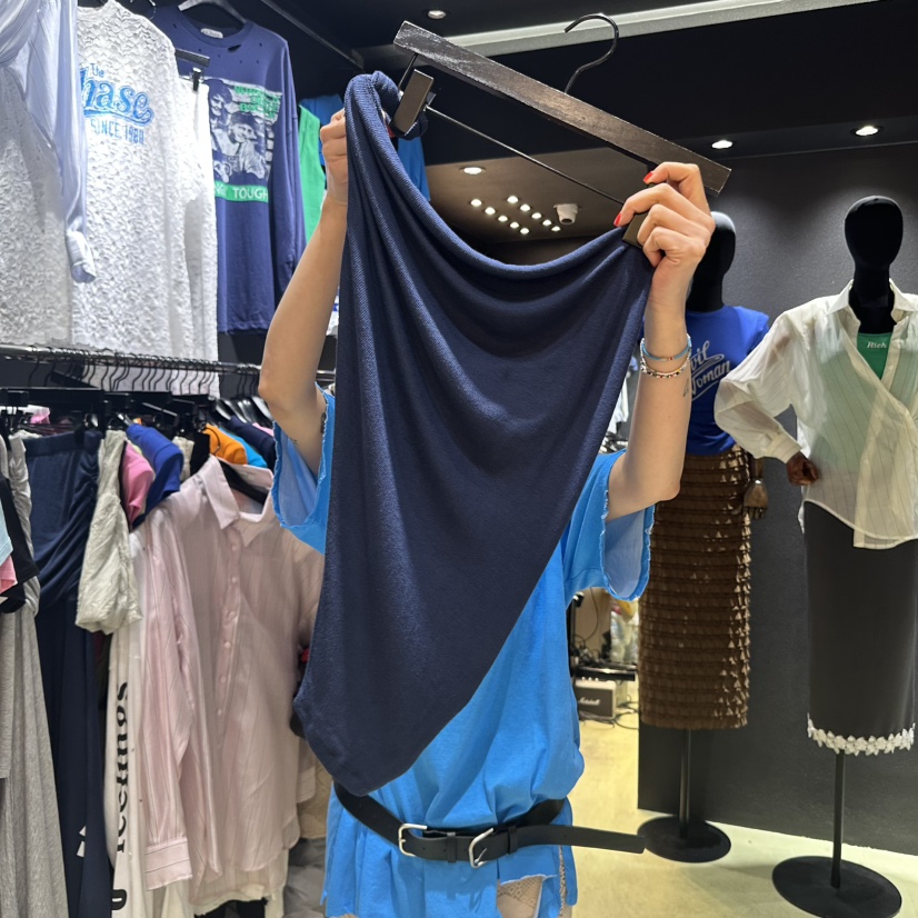 CHAVI韓國直郵㊣女裝新品推薦時尚熱賣人氣休閑25春夏吊帶背心CHAVI吊帶/背心圖色2