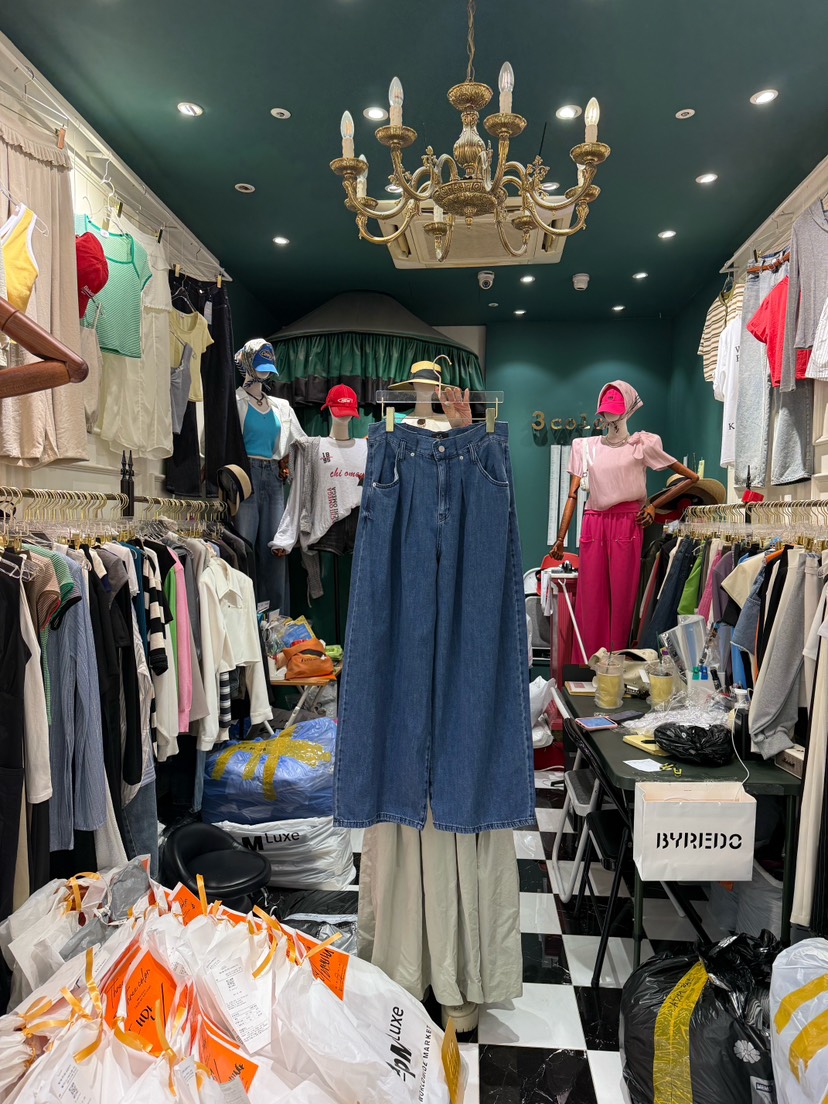 3COLOR韓國直郵㊣東大門實拍女裝新款25春夏牛仔褲Three color牛仔褲