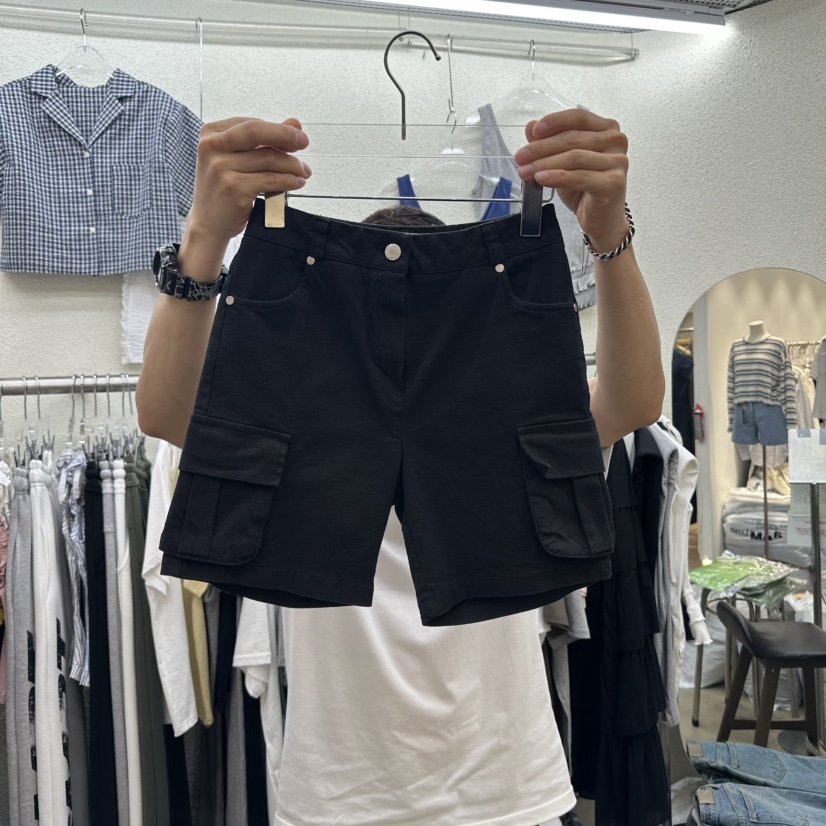 MAGOT直郵韓國代購㊣女裝新品休閑25春夏熱賣推薦人氣時尚短褲IIIΛGOT/MAGOT短褲圖色3