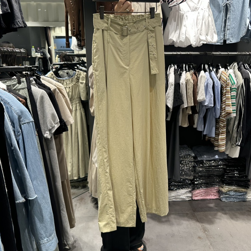 STAR-L韓國直郵㊣東大門實拍女裝新品推薦熱賣休閑褲含腰帶STAR-L休閑褲