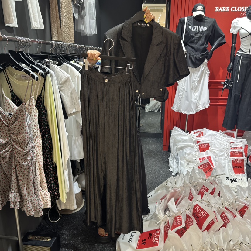 RARE CLOSET韓國直郵㊣東大門實拍女裝新品時尚套裝兩件套RARE CLOSET套裝圖色2