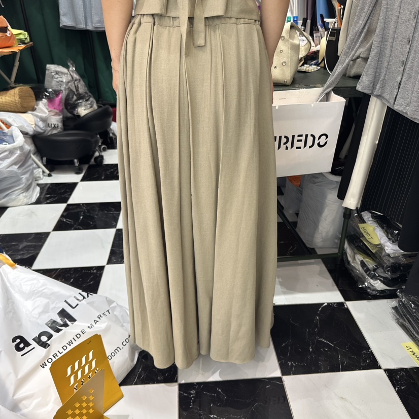 3COLOR直郵韓國代購㊣女裝新款時尚長裙Three color長裙