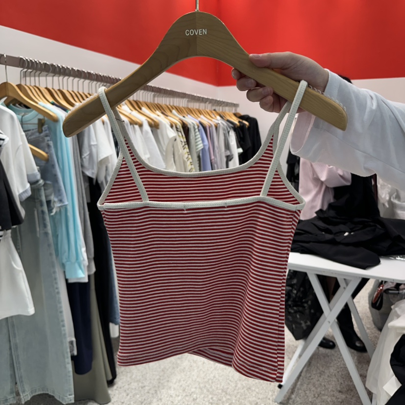 ATPZ韓國直郵㊣女裝新品推薦25春夏人氣休閑時尚熱賣吊帶背心ATTENTION PLEAES吊帶/背心