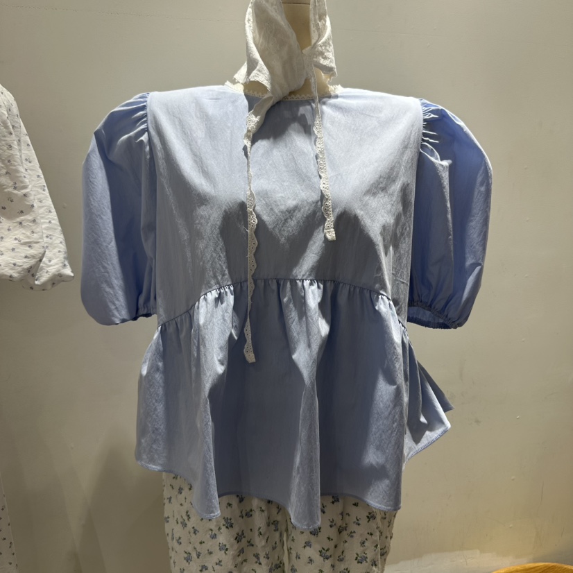 ASSEMBLY韓國直郵㊣東大門實拍女裝新款時尚休閑襯衫蕾絲衫ASSEMBLY襯衫/蕾絲衫