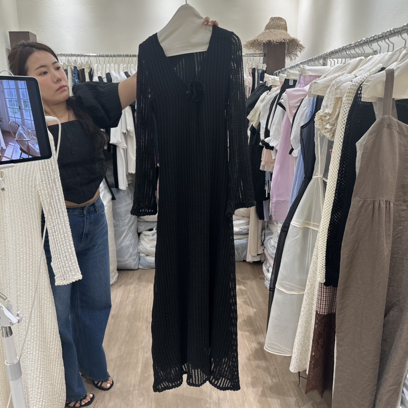 HANSUNGHYUN韓國㊣直郵東大門代購女裝新品人氣推薦時尚連衣裙HANSUNGHYUN連衣裙圖色2