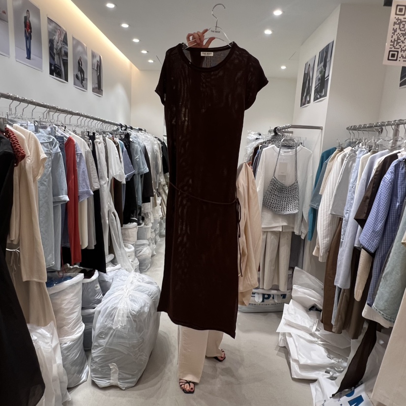 THE REST韓國直郵㊣東大門實拍女裝新品熱賣人氣時尚連衣裙THE REST/UNNOEUD連衣裙圖色2