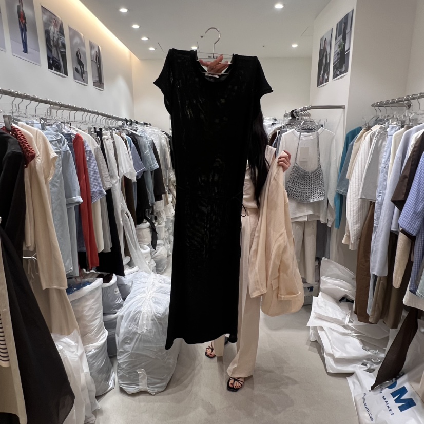 THE REST韓國直郵㊣東大門實拍女裝新品熱賣人氣時尚連衣裙THE REST/UNNOEUD連衣裙圖色3