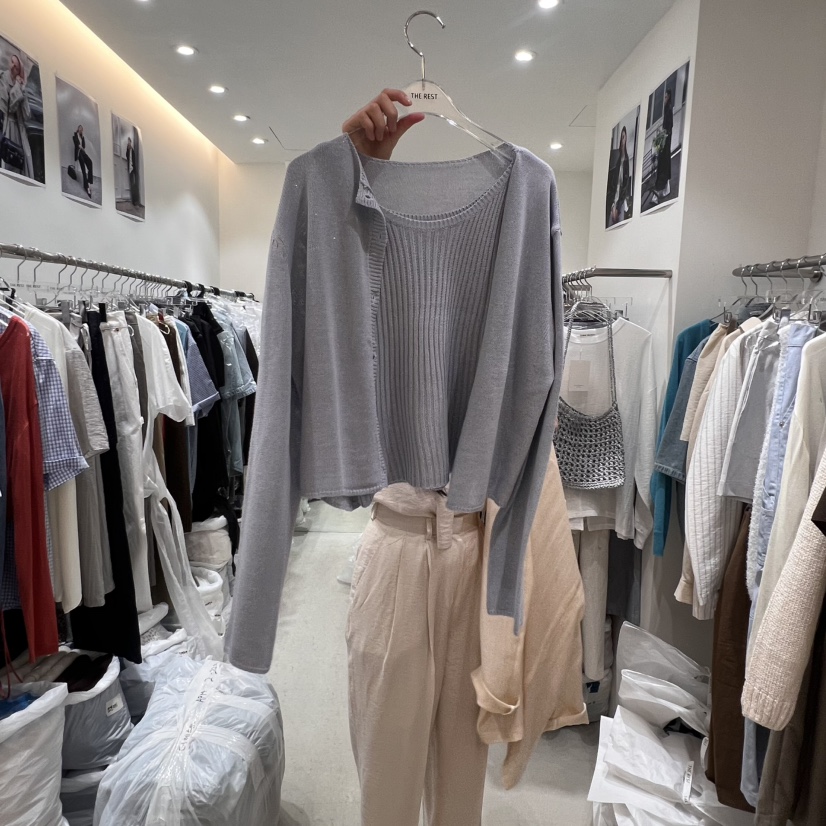 THE REST直郵韓國代購㊣女裝新品25春夏人氣休閑熱賣套裝套裝THE REST/UNNOEUD套裝圖色1