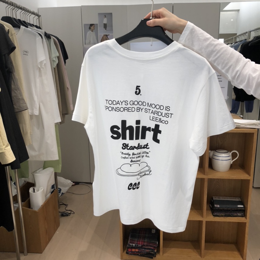 THE TARDUST韓國直郵㊣東大門實拍女裝新款熱賣時尚T恤棉質THE TARDUSTT恤