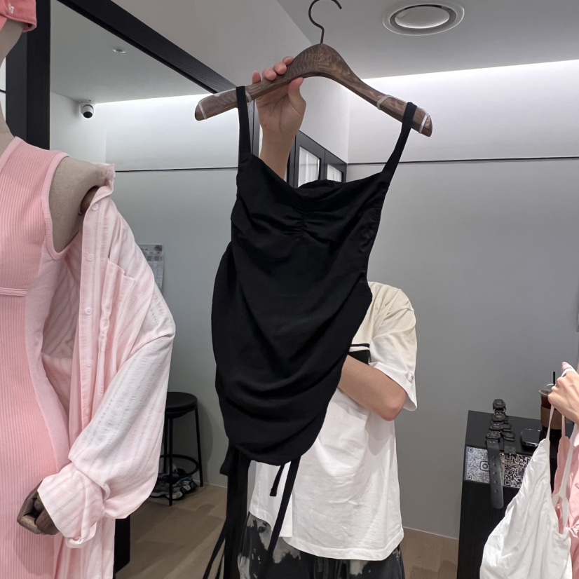 LOVE PULL韓國㊣直郵東大門代購女裝新品休閑熱賣吊帶背心LOVE PULL吊帶/背心圖色3