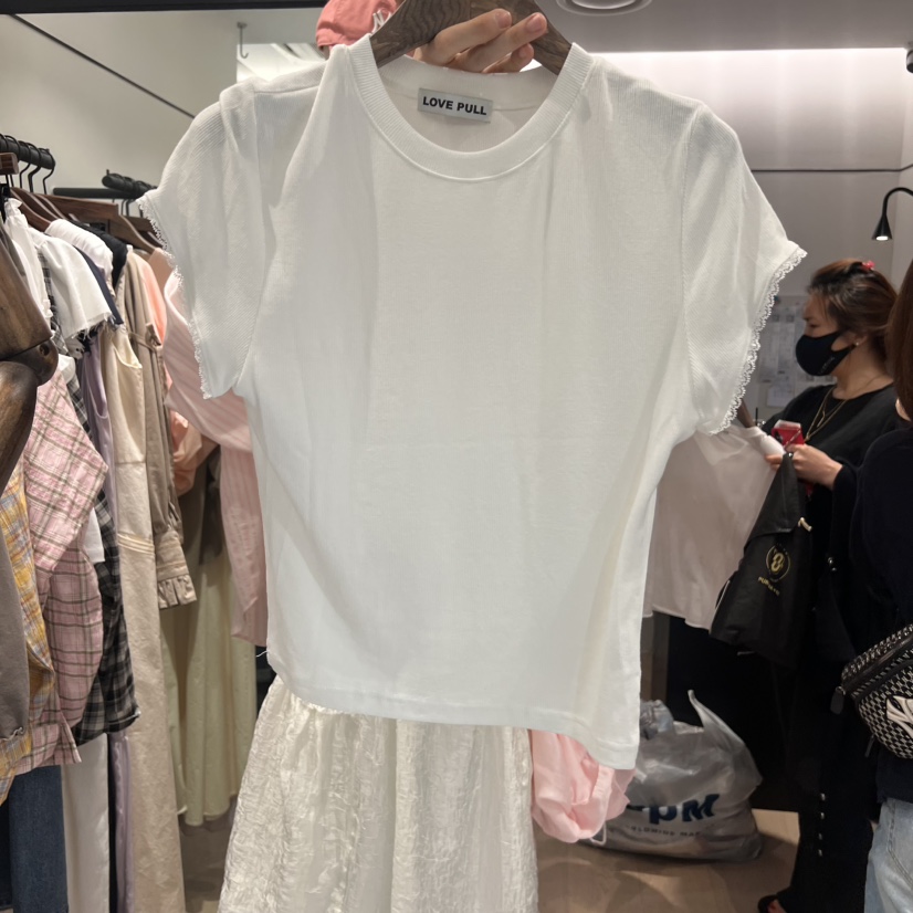 LOVE PULL韓國㊣直郵東大門代購女裝新款時尚休閑推薦熱賣T恤LOVE PULLT恤圖色3