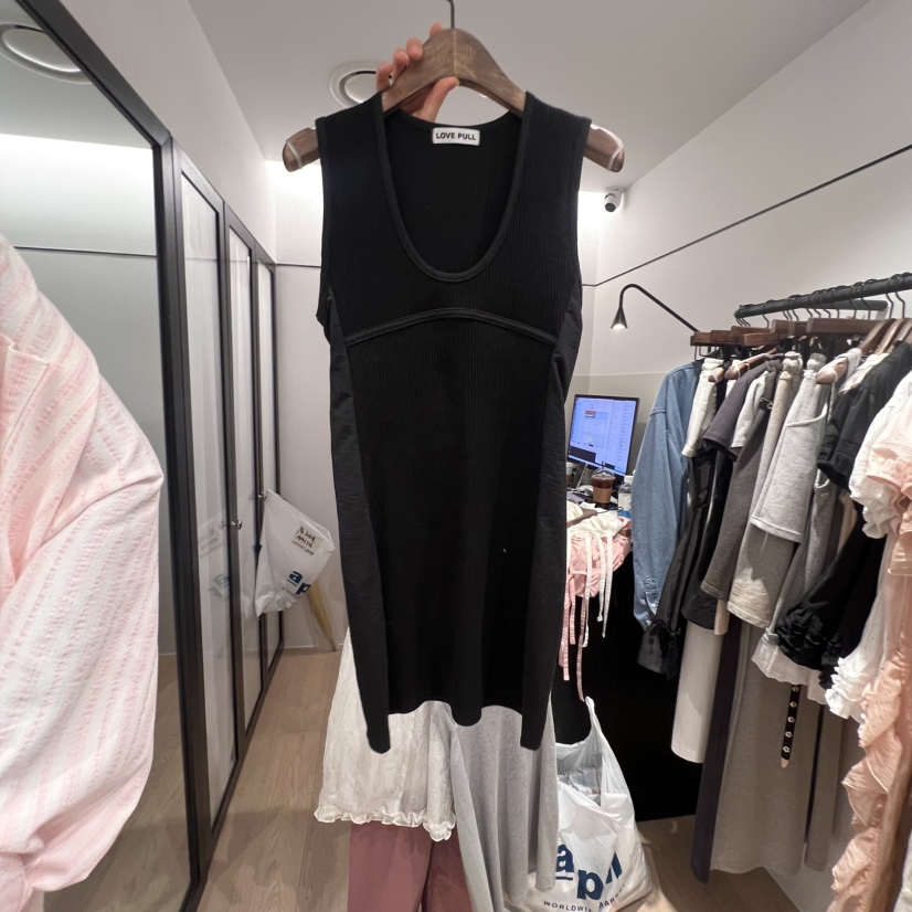 LOVE PULL直郵韓國代購㊣女裝新品休閑時尚推薦熱賣連衣裙LOVE PULL連衣裙圖色2
