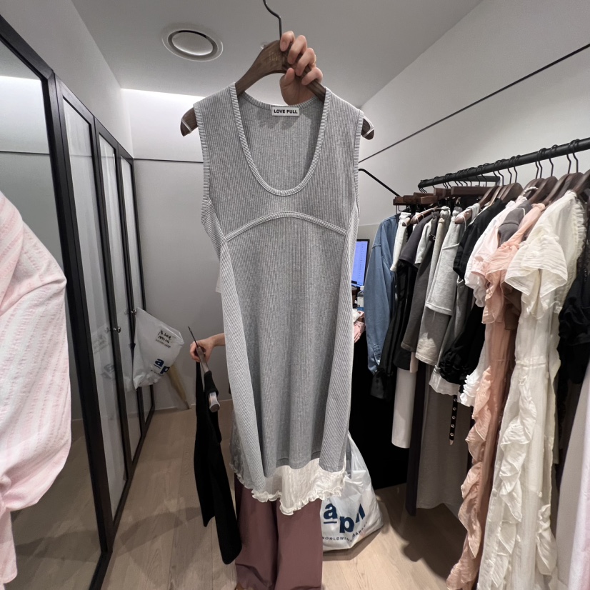 LOVE PULL直郵韓國代購㊣女裝新品休閑時尚推薦熱賣連衣裙LOVE PULL連衣裙圖色3