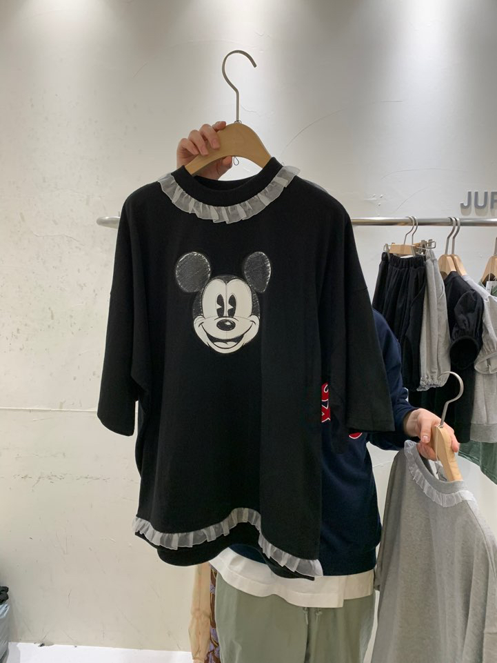 JUPITER韓國直郵㊣東大門實拍女裝新品25春夏休閑推薦熱賣T恤JUPITERT恤圖色2