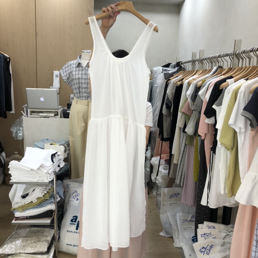 VILLABUTTON韓國直郵㊣東大門實拍女裝新款休閑推薦熱賣連衣裙VILLABUTTON連衣裙圖色2