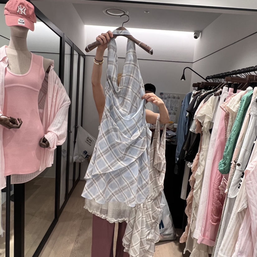LOVE PULL韓國直郵㊣東大門實拍女裝新品25春夏連衣裙不含腰帶LOVE PULL連衣裙