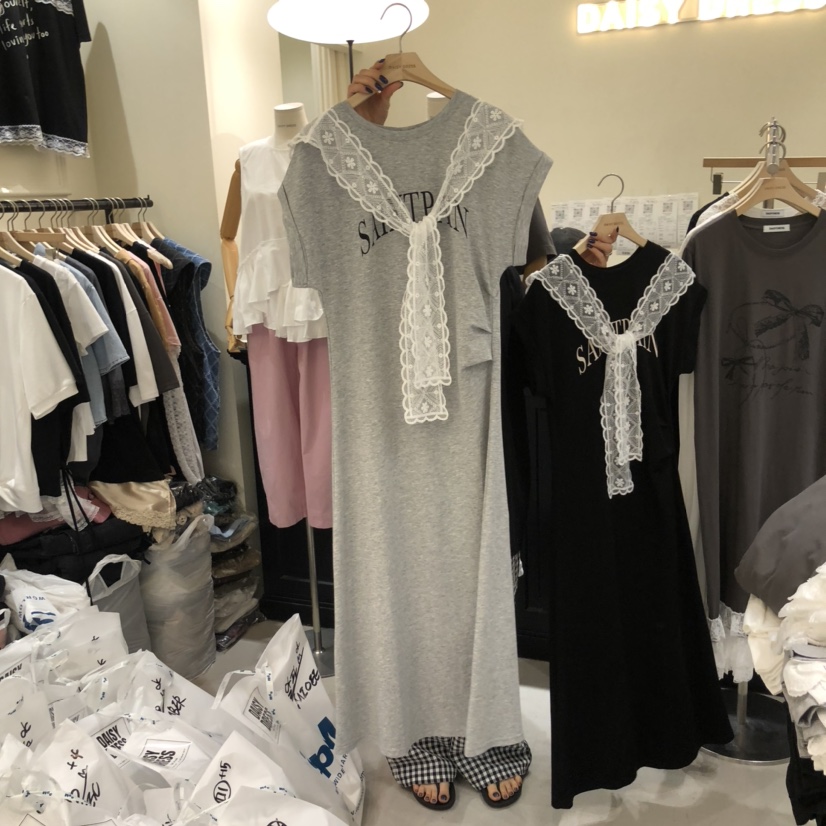 DAISY DRESS直郵韓國代購㊣女裝新款時尚熱賣連衣裙披肩套裝DAISY DRESS連衣裙圖色2