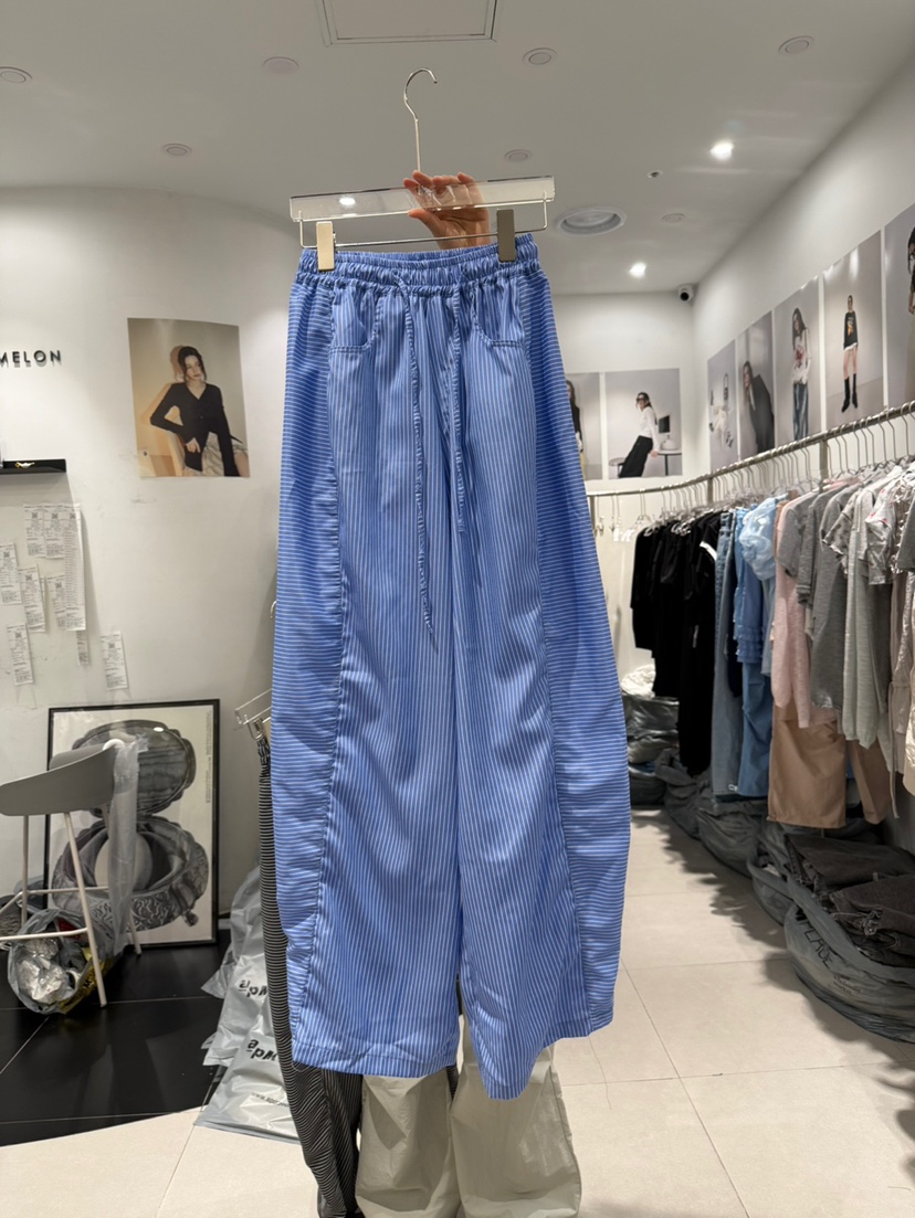 WATERMELON韓國直郵㊣女裝新品休閑推薦25春夏時尚人氣休閑褲WATERMELON休閑褲圖色2