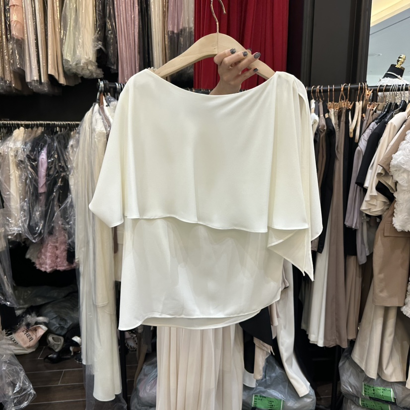 HERISH韓國直郵㊣東大門實拍女裝新品時尚推薦襯衫蕾絲衫斗篷Herish襯衫/蕾絲衫