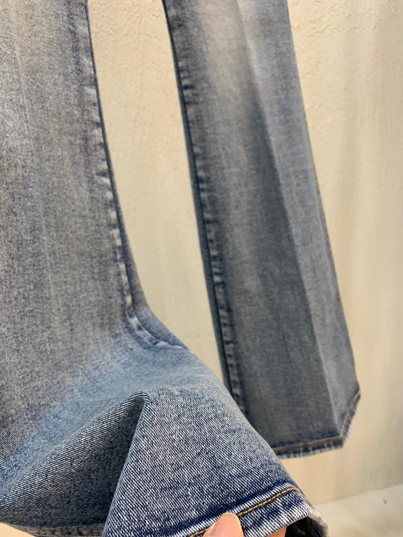 LIGHT AND SALT韓國直郵㊣東大門實拍女裝新品25春夏牛仔褲LIGHT AND SALT牛仔褲